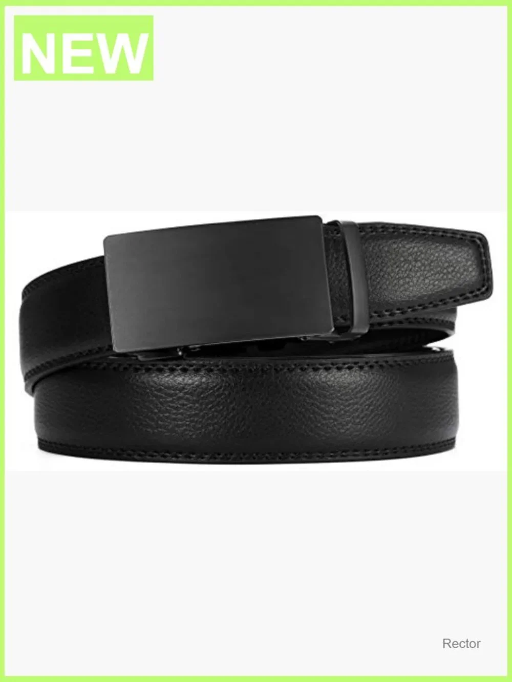 Mens Ratchet Belt Leather 1 3/8